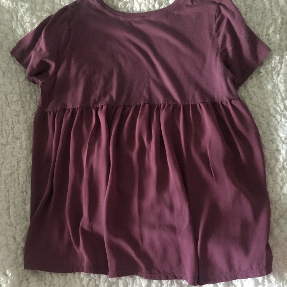 Two Fabric Loose Top